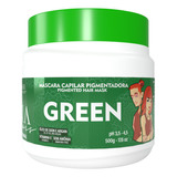  Máscara Tonalizante Pigmenta Tróia Colors Tróia Hair 500g Tom Green