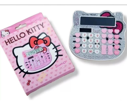 Calculadora Diseño Hello Kitty Cristales