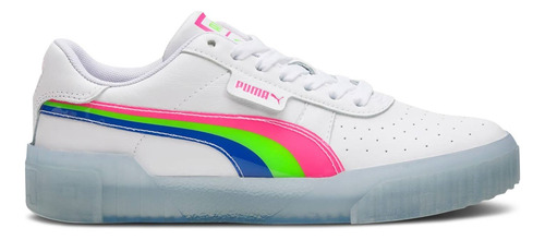 Mujer Original Tenis Puma Cali Creeper Blanco Neon Ice