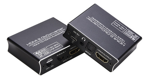 Audio Splitter 2.0 Compatible With 4k And 60hz 5.1 Arc Hd-mi