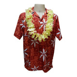 Camisa Masculina Hawaiana Elvis Red 0299 (verifique Tamanho)