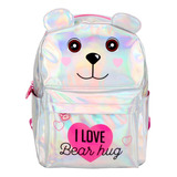 Mochila Escolar Jardín De Infantes Colonia Osito Bear 16 Pul