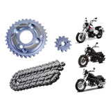 Kit Arrastre Sprocket Italika Tc200 Tc250 520 Alta Calidad