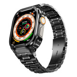 Malla Y Funda P/apple Watch Ultra 2/1 49mm Negro