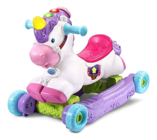 Vtech Unicornio Balancín Correpasillos 2 En 1 Con Sonido