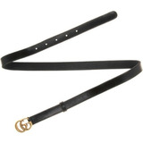 Cinturon Doble G Pequeño - Liso Gucci Mujer