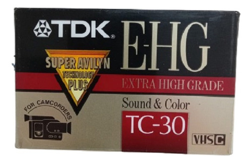Cassette Video Tdk Tc-30