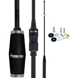 Antena Móvel Inox Bobinada Black Radio Px Argentina 1,63m