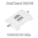 Repetidor Celular Dual Band 3g/4g 1800/2100 Mhz 70db Sem Ant