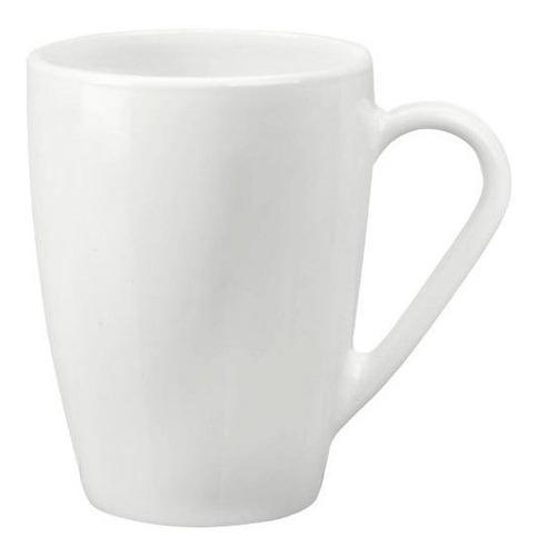 Jarro Jarrito Mug Taza Vidrio Opal Templado Blanco 320 Cc