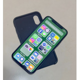  iPhone X (10) 256 Gb - Preto, C/ Capa E Protetor Da Tela