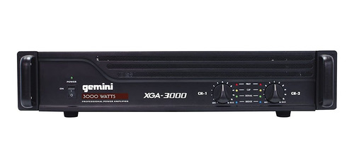 Gemini Xga-2000 - Amplificador De Potencia Para Equipos De D