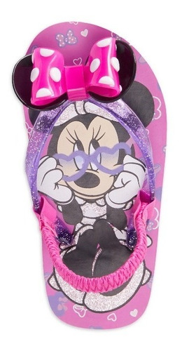 Sandalias Chancleta Para Niña Disney Minnie Mouse Importada 
