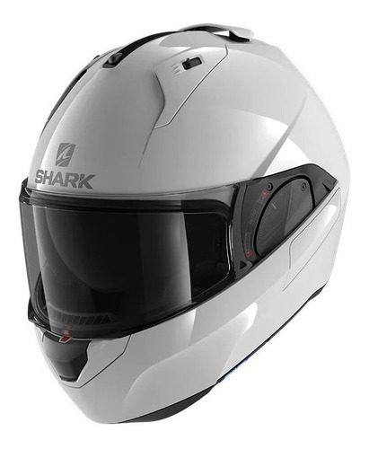 Capacete Escamoteavel Shark Evo Es Blank Whu