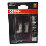 Blister X2 Lámparas De Posición Led Osram 3924 T4 24v