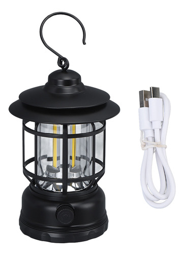 Linterna Led Vintage Que Funciona Con Pilas, Recargable, Sin