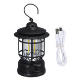 Linterna Led Vintage Que Funciona Con Pilas, Recargable, Sin