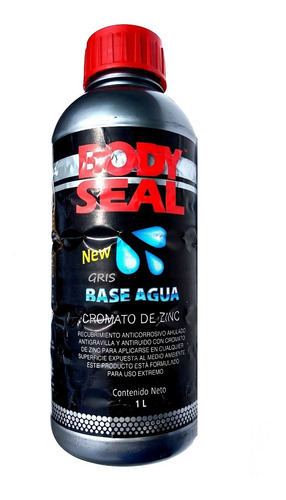 Recubrimiento Body Seal Antigravilla Base Agua 1 Litro Gris