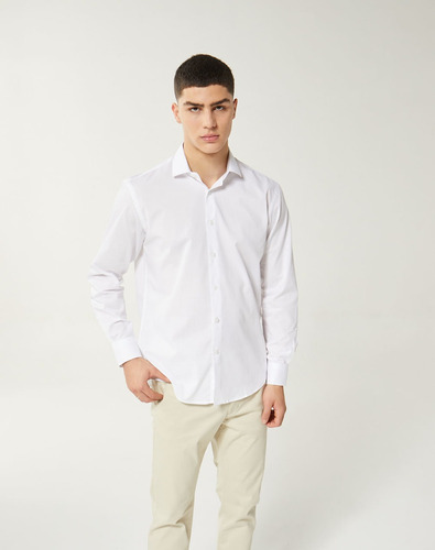 Camisa Palmas Blanco