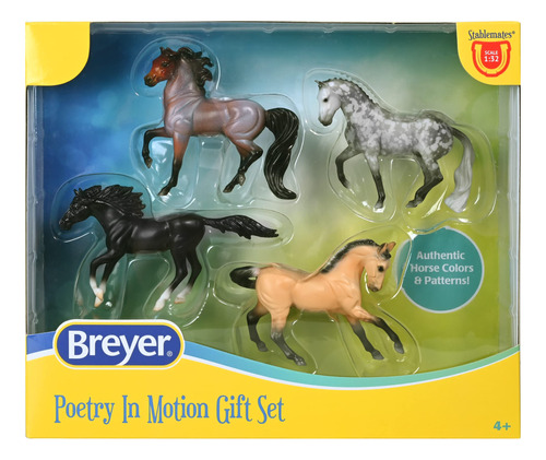 Breyer Horses Stablemates Poetry In Motion | Juego De 4 Caba