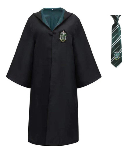 Capa De Bata Slytherin De Harry Potter, Con Corbata