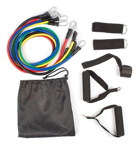 Kit Bandas X11 Resistencia Elasticas Tubulares Ejercicio