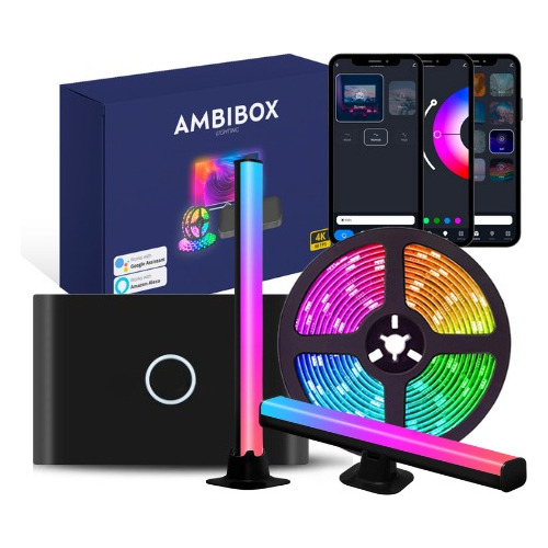 Ambibox Leds Para Tv Hdmi 4k Sync Box Alexa/google Assistant