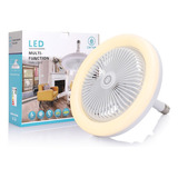 Ventilador Techo Foco Led Lámpara Silencioso Aromaterapia