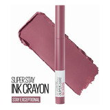 Labial Larga Duración Super Stay Ink Crayon Maybelline Stay Exceptional Mate