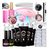 Kit Alongamento Polygel Poligel Unhas Completo Cabine Brinde