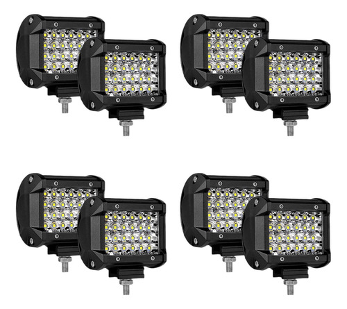 8pz Faros 24 Led Auxiliar Dually Con Estrobo 4x4 72w F1