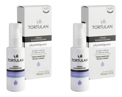 Tortulan Crema Blanqueadora Physiologyque Aclara Manchas X2