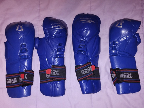 Protectores Pie O Mano Taekwon-do Granmarc Equipo Completo 