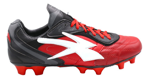 Tenis Futbol Tacos Tachones Concord Negro Rojo 100% Piel Xc