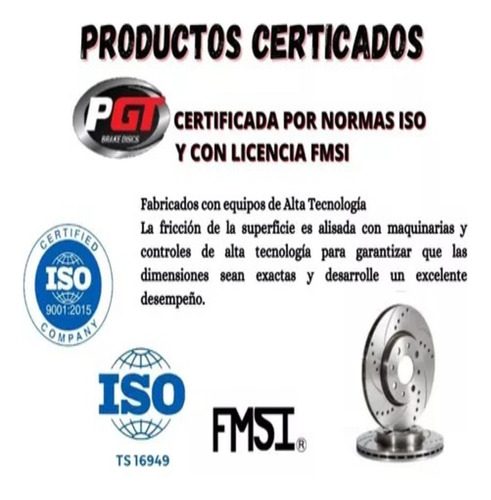 Disco  Freno Perforado Toyota Baby Camry 1.8 1997 2055 Foto 2