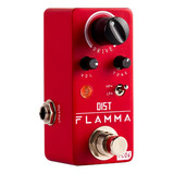 Pedal De Distorsión Hig-low Peak Flamma Fc06 Dist Mini Color Rojo