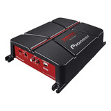 Pioneer Gm-a3702 2-channel Bridgeable Amplifier,black/red