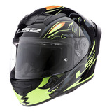 Casco Integral Moto Ls2 352 Rookie Stinger + Alerón Spoiler