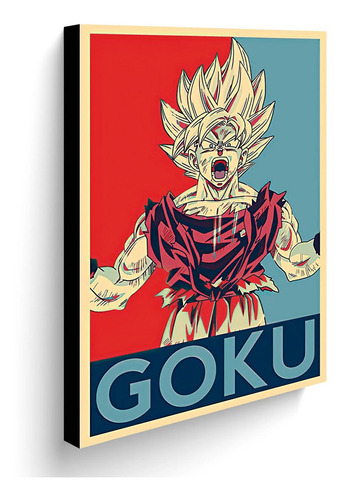 Cuadro Decorativo 50x30 Cms Goku 4