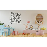 Vinil Decorativo Osos Peluche Para Pared Infantil 2109