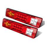 2pcs Coche 19 Led Luz Trasera Impermeable Remolque Camión Tu