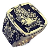 Anillos Con Patrón De Búho Tallado For Hombres