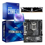 Kit Upgrade Placa Asrock H510m + Intel I3 10ºg + Memoria 8gb