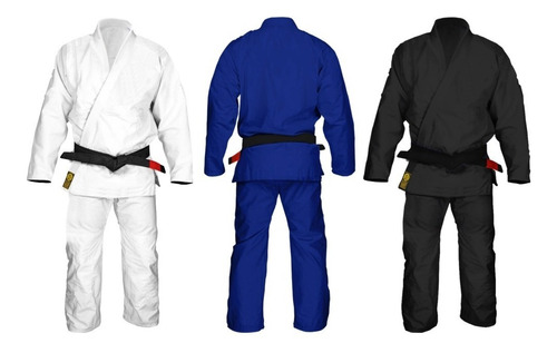 Kimono Jiu-jitsu Trançado Light Adulto Branco, Azul Ou Preto