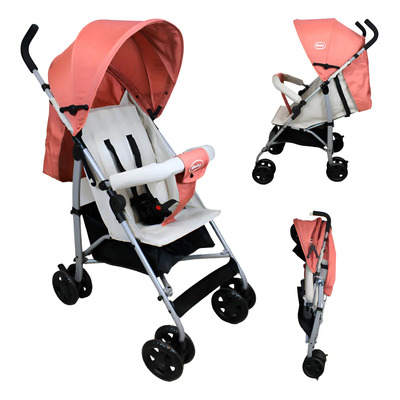 Carriola Bastón Plegado Compacto Viajera Ibaby Piegato Ultra - Rosa | Envío gratis