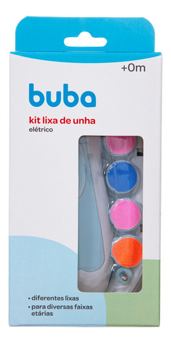 Kit Lixa Elétrica Para Unhas Bebe Cortador Aparador Infantil