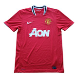 Camiseta Local Manchester United 2011-12, Nike, Talla M 