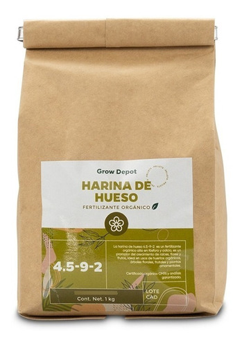 Harina De Hueso 1 Kg 