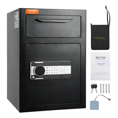 Caja Fuerte Para Depositos Dinero tombola 2.5l Color Negra