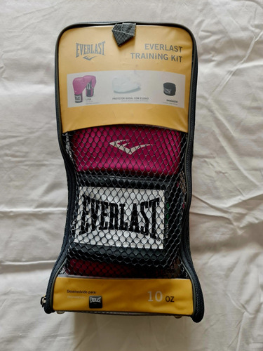 Luvas De Box Pro Style Everlast Training Kit Original 